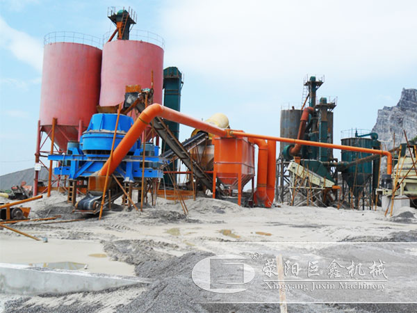 时产100-200吨玄武岩制沙生产线案例